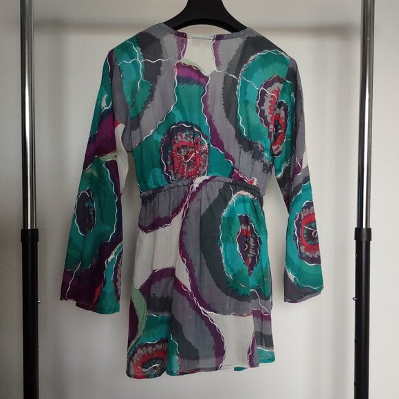 Bhag's Boho multicolor cotton tunic - Picture 5 of 6